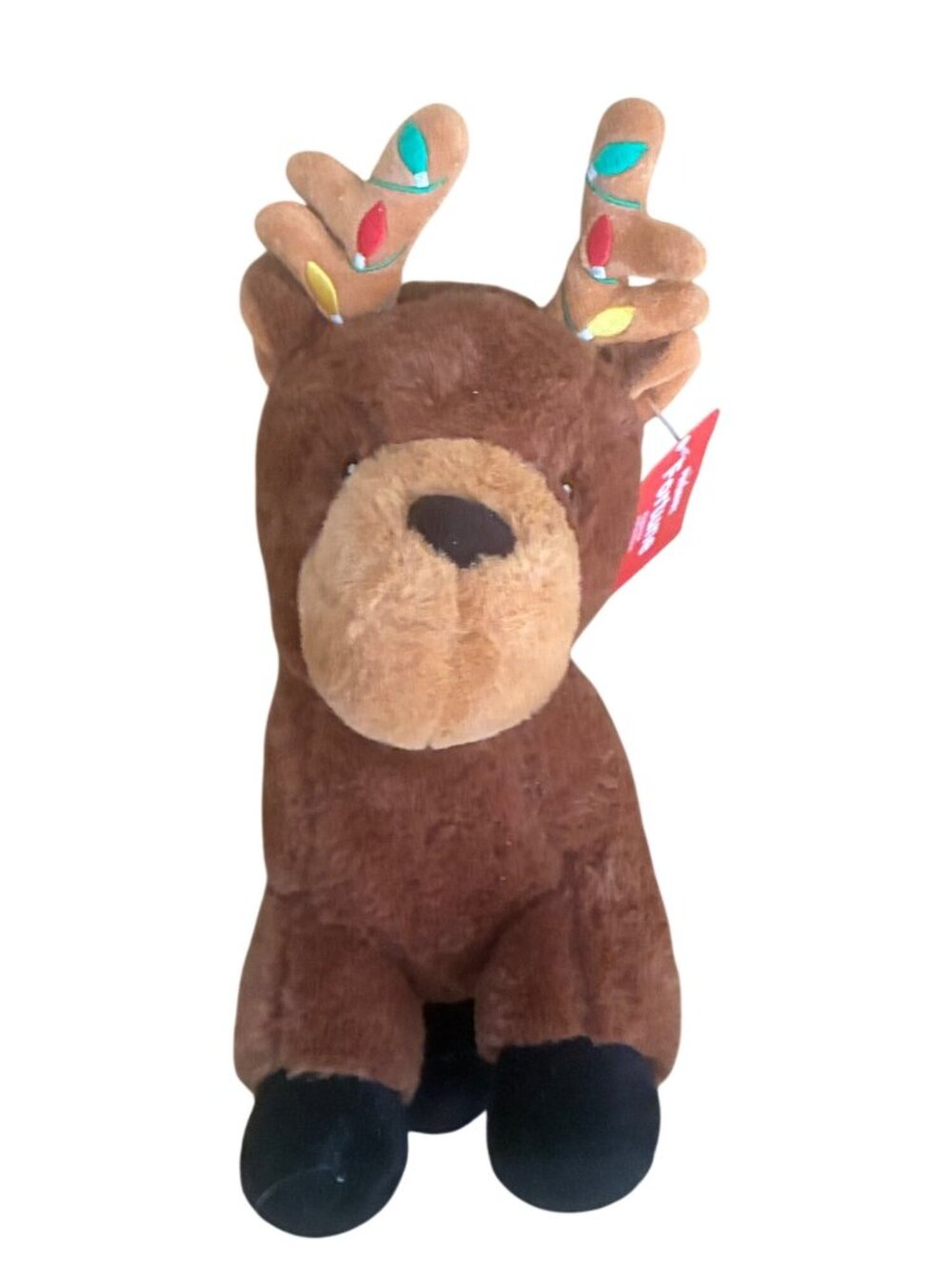 Petsmart Fortune Reindeer Plush Dog Toy Brown & Red Holiday Christmas Seasonal